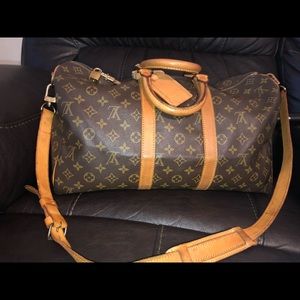 Authentic Louis Vuitton Keepall 45 Bando!
